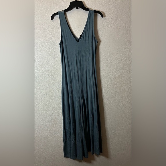 🆕Final Touch Stone Blue Jumpsuit with Wide-Leg Design M🆕 - Picture 3 of 9